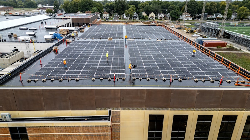 Shea Solar O'Shea Builders | Lanphier High School Solar Panels